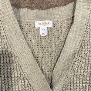Cat & Jack Beige Knit Sweater